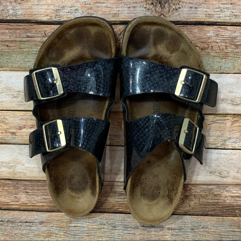 Birkenstock Magic Snake Black Arizona Sandals
